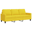 3-personers sofa 180 cm stof lysegul