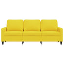 3-personers sofa 180 cm stof lysegul