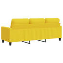 3-personers sofa 180 cm stof lysegul