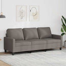 3-personers sofa 180 cm stof gråbrun
