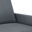 lænestol 60 cm velour mørkegrå