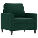 lænestol 60 cm velour lysegrøn