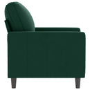 lænestol 60 cm velour lysegrøn
