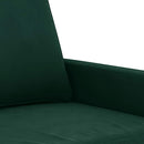 lænestol 60 cm velour lysegrøn