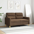 2-personers sofa 120 cm stof brun