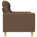 2-personers sofa 120 cm stof brun