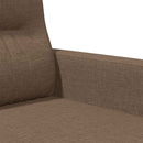 2-personers sofa 120 cm stof brun