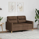 2-personers sofa 120 cm stof brun