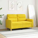 2-personers sofa 120 cm stof lysegul