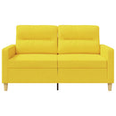 2-personers sofa 120 cm stof lysegul