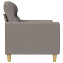 2-personers sofa 120 cm stof gråbrun