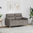 2-personers sofa 120 cm stof gråbrun