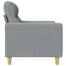 2-personers sofa 140 cm stof lysegrå