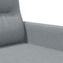 2-personers sofa 140 cm stof lysegrå