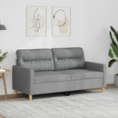 2-personers sofa 140 cm stof lysegrå