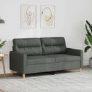 2-personers sofa 140 cm stof mørkegrå