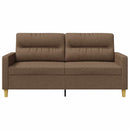 2-personers sofa 140 cm stof brun