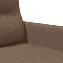 2-personers sofa 140 cm stof brun