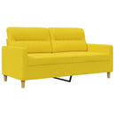 2-personers sofa 140 cm stof lysegul