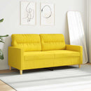 2-personers sofa 140 cm stof lysegul