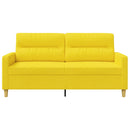 2-personers sofa 140 cm stof lysegul