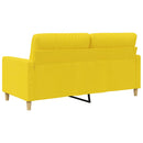 2-personers sofa 140 cm stof lysegul