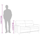 2-personers sofa 140 cm stof lysegul