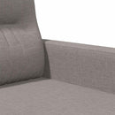2-personers sofa 140 cm stof gråbrun