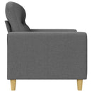 3-personers sofa 180 cm stof mørkegrå