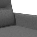 3-personers sofa 180 cm stof mørkegrå