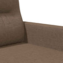 3-personers sofa 180 cm stof brun