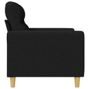 3-personers sofa 180 cm stof sort