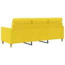 3-personers sofa 180 cm stof lysegul