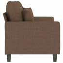 2-personers sofa 120 cm stof brun