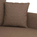 2-personers sofa 120 cm stof brun