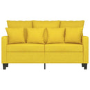 2-personers sofa 120 cm stof lysegul