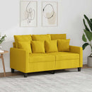 2-personers sofa 120 cm stof lysegul