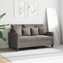 2-personers sofa 120 cm stof gråbrun