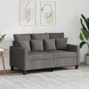 2-personers sofa 120 cm stof gråbrun