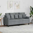 2-personers sofa 140 cm stof lysegrå