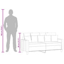 2-personers sofa 140 cm stof mørkegrå