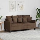 2-personers sofa 140 cm stof brun