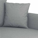 3-personers sofa 180 cm stof lysegrå