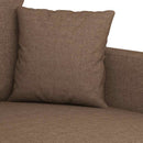 3-personers sofa 180 cm stof brun