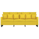 3-personers sofa 180 cm stof lysegul