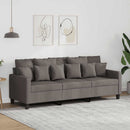 3-personers sofa 180 cm stof gråbrun