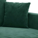 lænestol 60 cm velour lysegrøn
