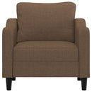 lænestol 60 cm stof brun