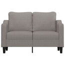 2-personers sofa 120 cm stof gråbrun