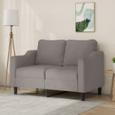 2-personers sofa 120 cm stof gråbrun
